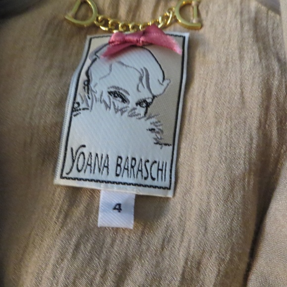 SALE YOANA BARASCHI  TAN MILITARY JACKET RARE - Picture 5 of 5